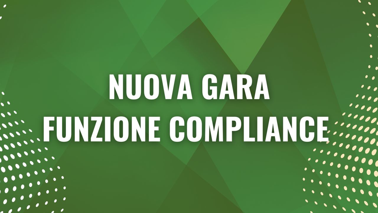 Avviso per l’affidamento del Servizio esternalizzato della Funzione Compliance
