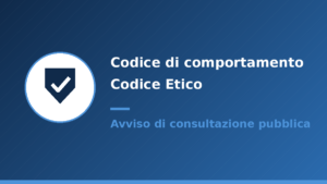 Avviso di consultazione pubblica