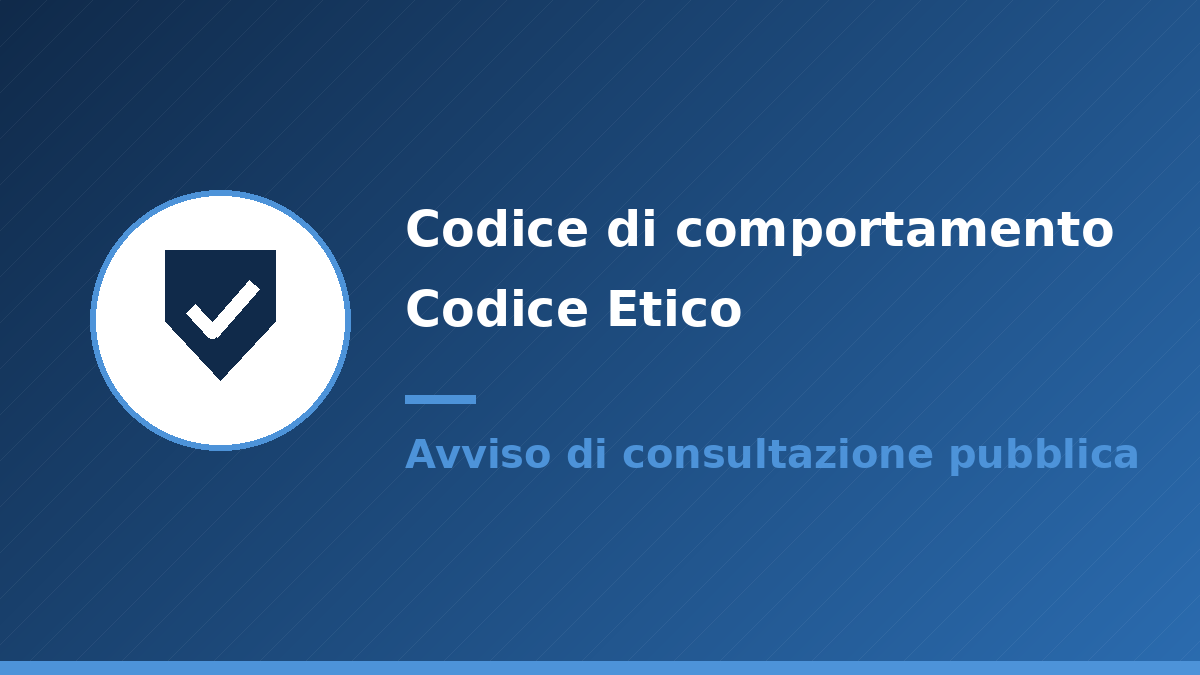 Avviso di consultazione pubblica